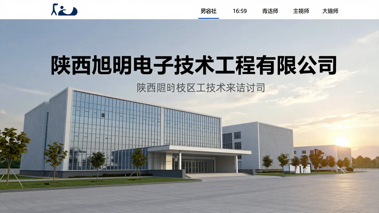 陕西旭明电子技术工程有限公司 首页主视觉